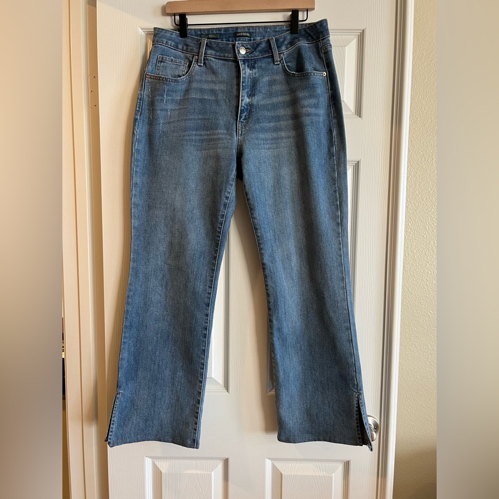 Wild Fable Wide Leg Jeans with Split at Bottom, size 10